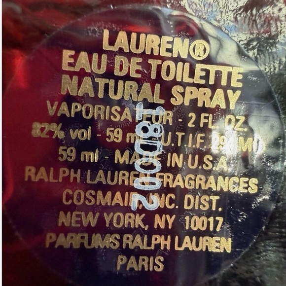 Ralph Lauren perfume- 2 oz. - Picture 2 of 2